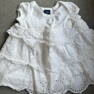 Baby Girl White Eyelet Dress